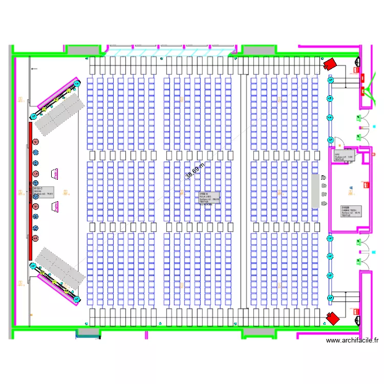 UNI U600 VF. Plan de 