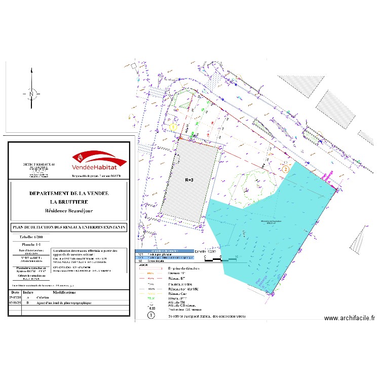 La Bruffière - Résidence Beauséjour-v4 périmètre. Plan de 0 pièce et 0 m2