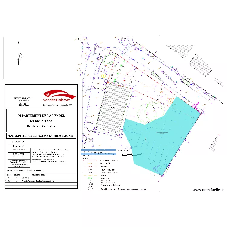 La Bruffi&egrave;re - R&eacute;sidence Beaus&eacute;jour-v4 p&eacute;rim&egrave;tre. Plan de 