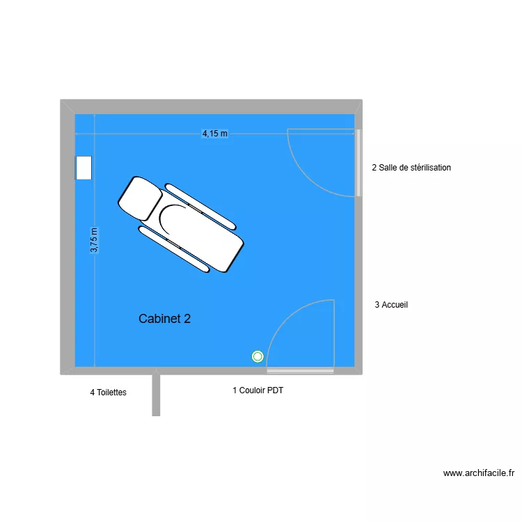 30889 Cabinet 2. Plan de 