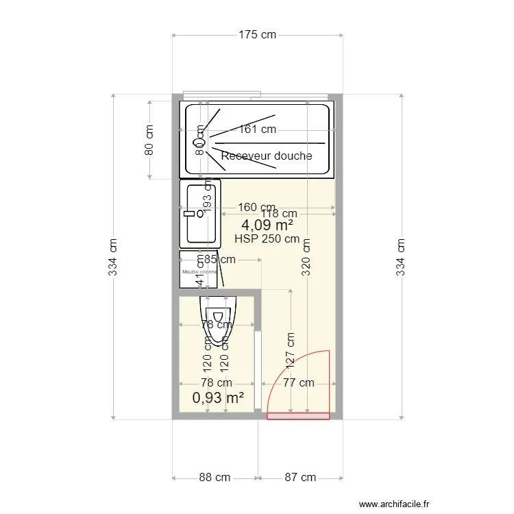 Thoma SDB/WC apres V1. Plan de Thoma SDB/WC apres V1. Plan de