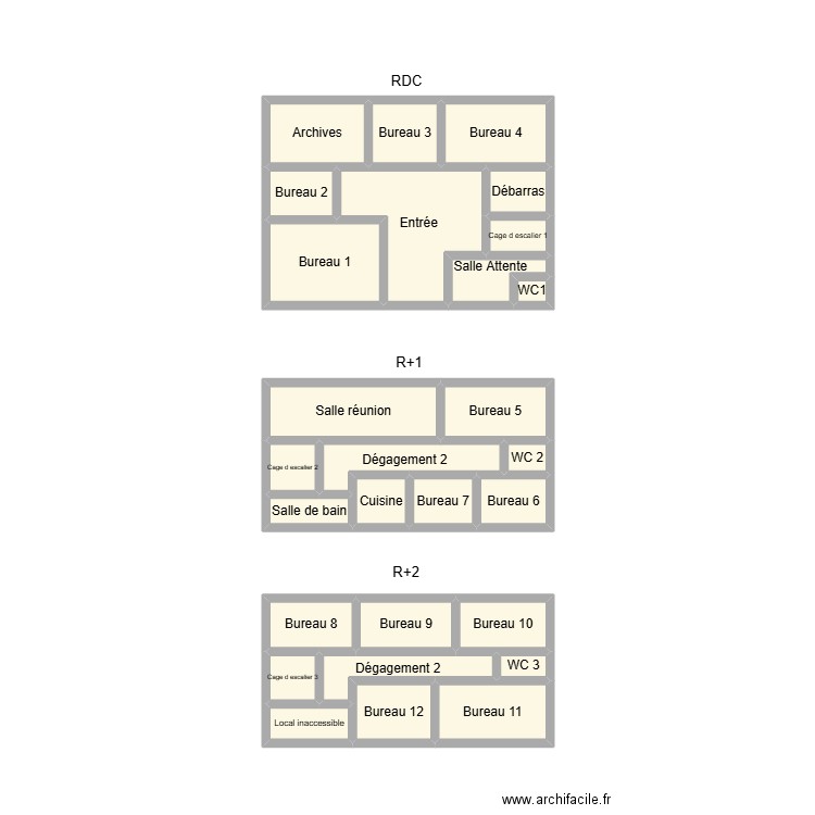 2507 DEMOS GEMEAUX. Plan de 28 pièces et 22 m2