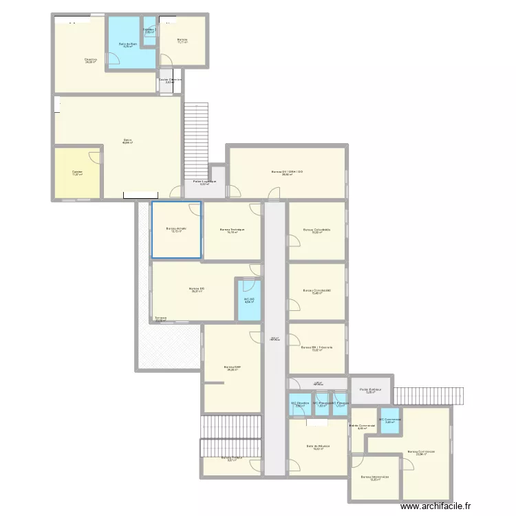 Administration. Plan de 0 pièce et 0 m2