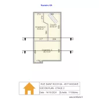 V.RADOUX - VUE EN PLAN - ETAGE 2 - 1/100 - V2.15 - 20241013