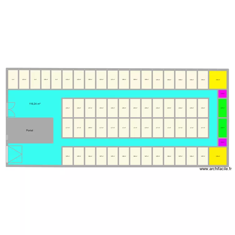 Self storage vc. Plan de 65 et 505 m² Self storage vc. Plan de 65 et 505 m²