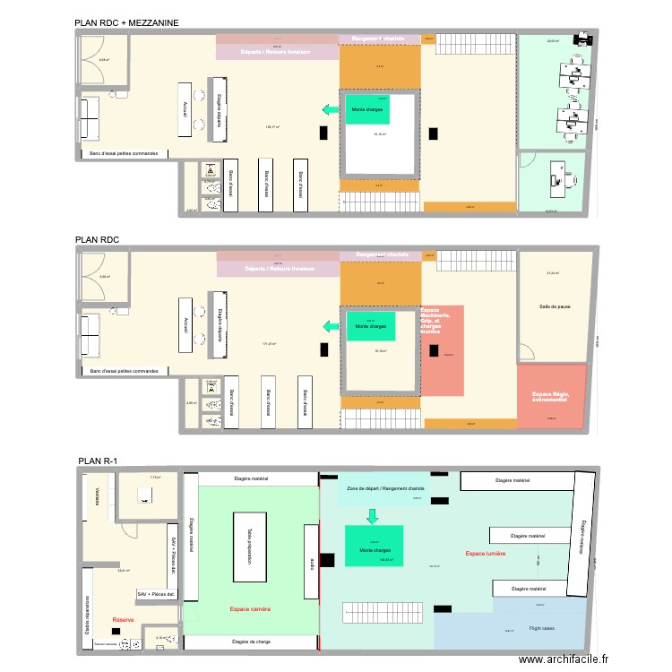 Plan Télégraphe 2. Plan de 21 pièces et 713 m2