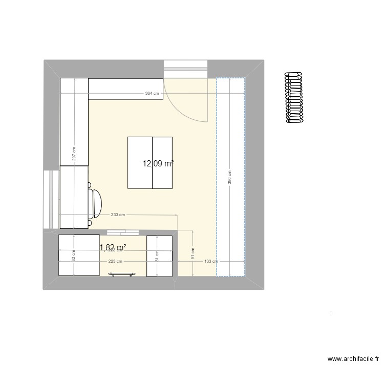 DRESSING. Plan de 0 pièce et 0 m2