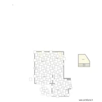 Calepinage 3 dimensions chambre bleue
