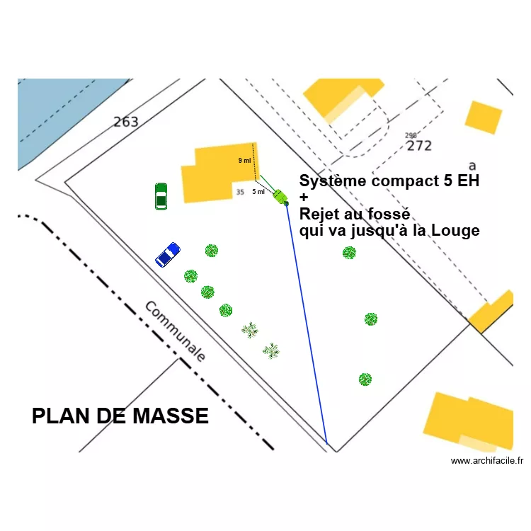 Commer Syst&egrave;me compact. Plan de 