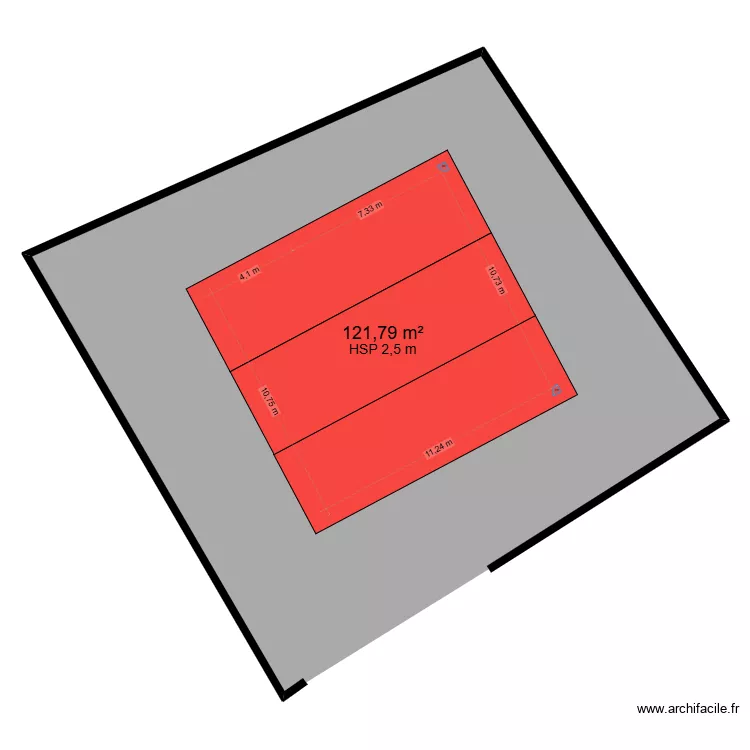 MARGUERITE. Plan de 1  et 122 m²