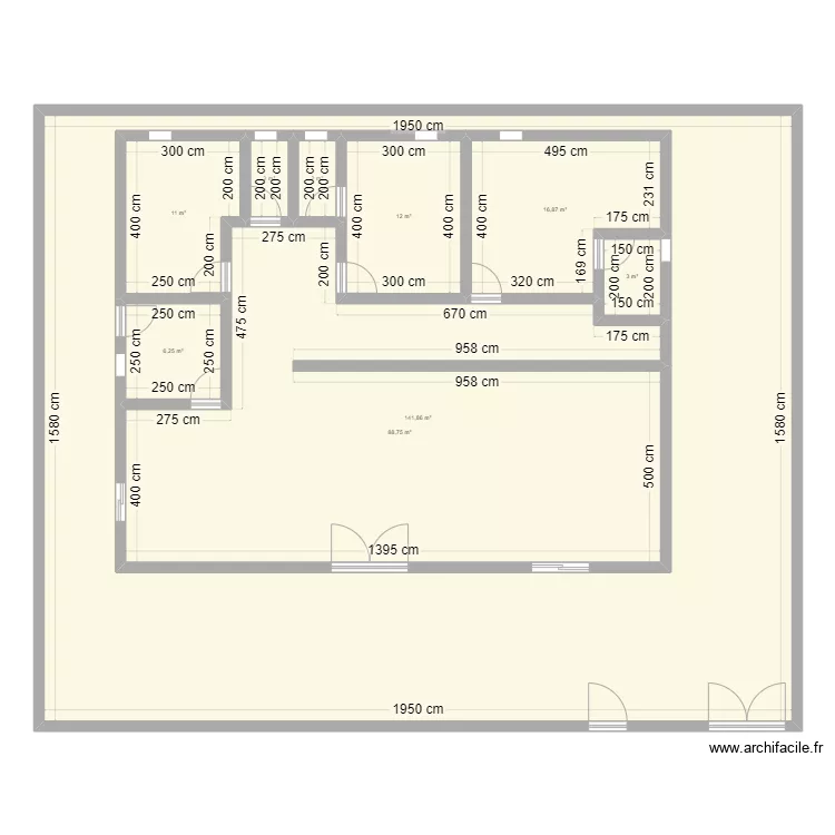 maison village. Plan de maison village. Plan de