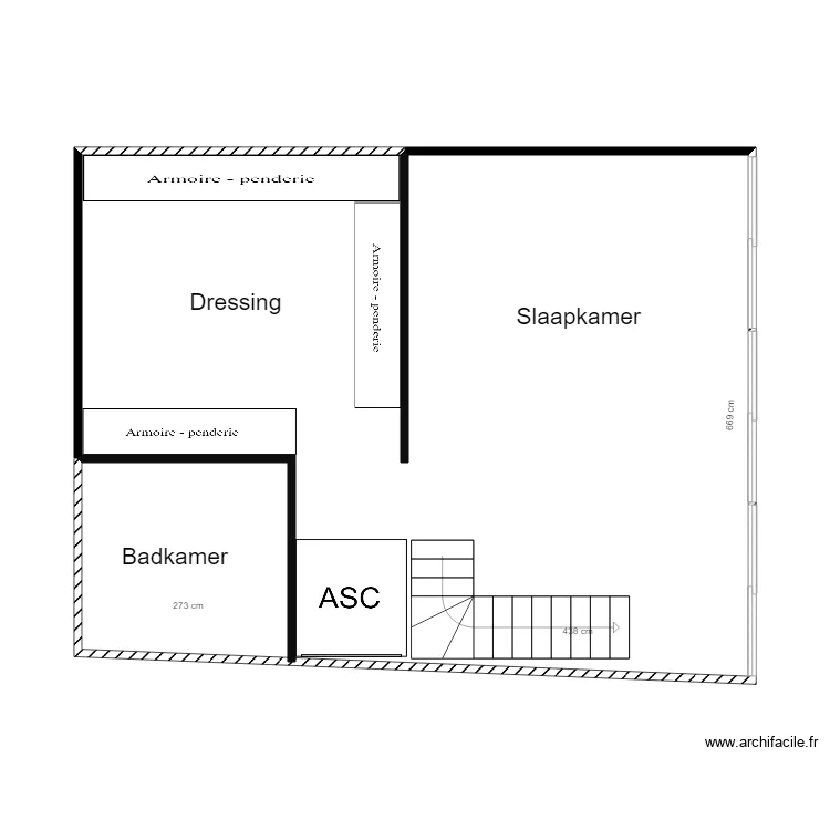 Dijle / Deuxi&egrave;me &eacute;tage 1. Plan de 1  et 55 m²