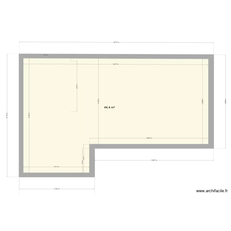 annexe. Plan de 1 et 44 m² annexe. Plan de 1 et 44 m²