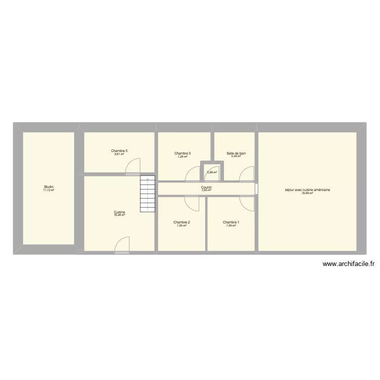 LACOUR MAISON. Plan de LACOUR MAISON. Plan de