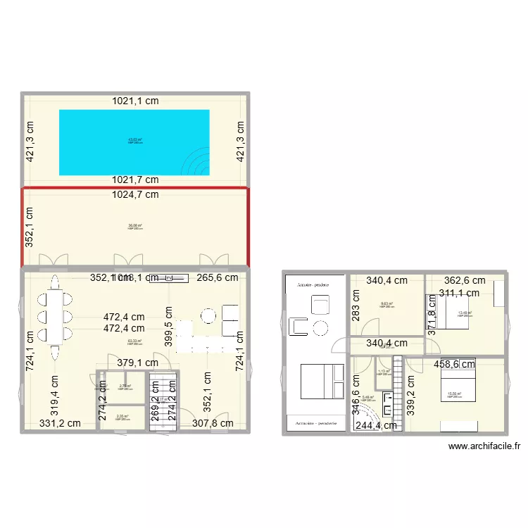 BOIS GROS 1 ER ETAGE. Plan de BOIS GROS 1 ER ETAGE. Plan de