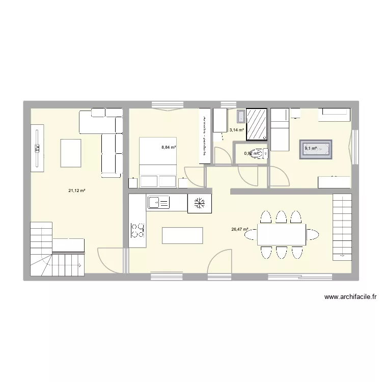 maison bryan. Plan de 