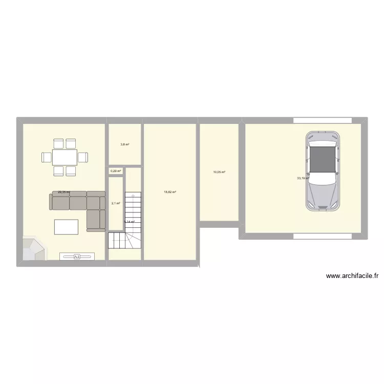 Mauron 1. Plan de 8 Pièces et 103 m² Mauron 1. Plan de 8 Pièces et 103 m²