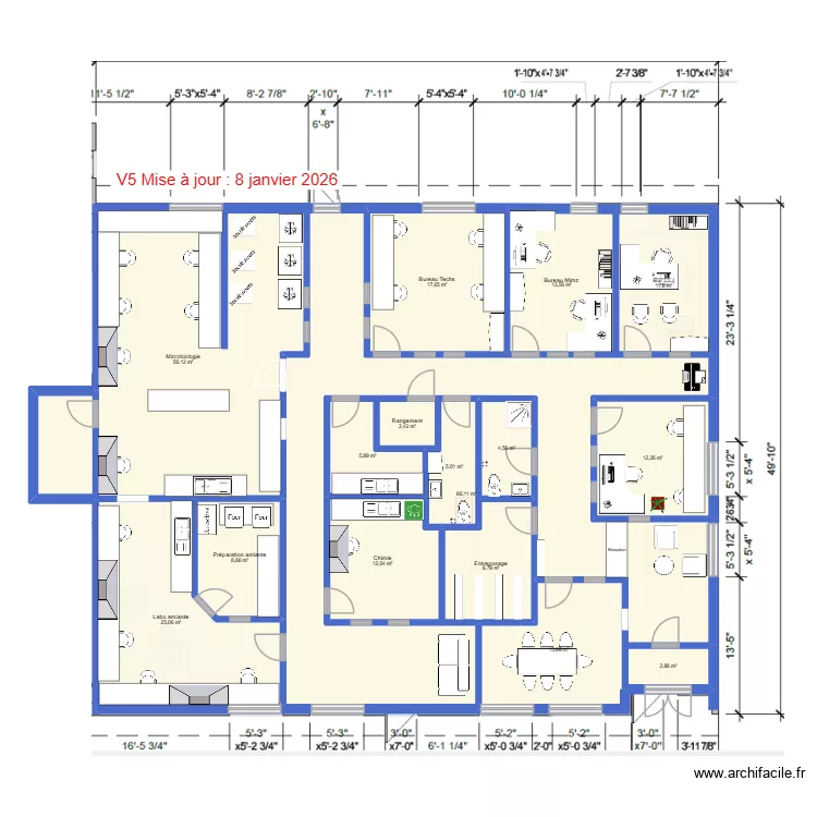 264 de l\'industrie - FINAL CEAEQ. Plan de 16  et 267 m²