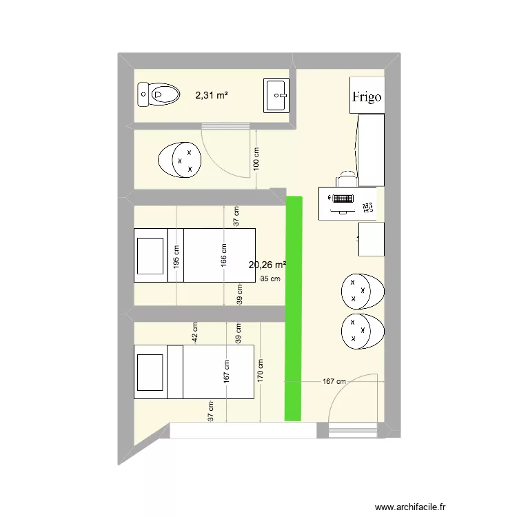 local caro 3. Plan de 