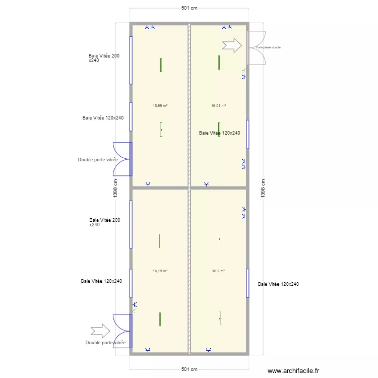 Shop extension DesignWithGenius srl. Plan de 