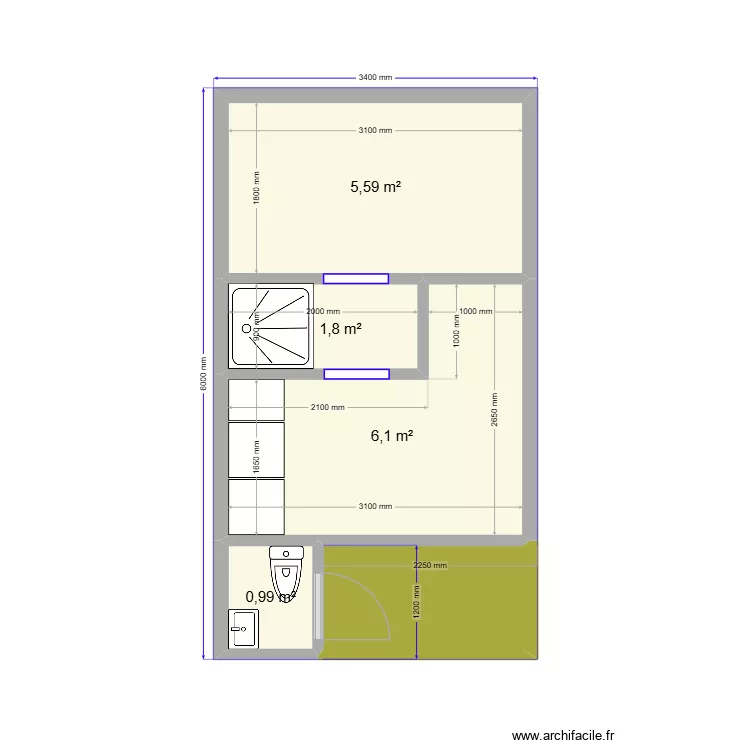 Баня 3 4. Plan de 
