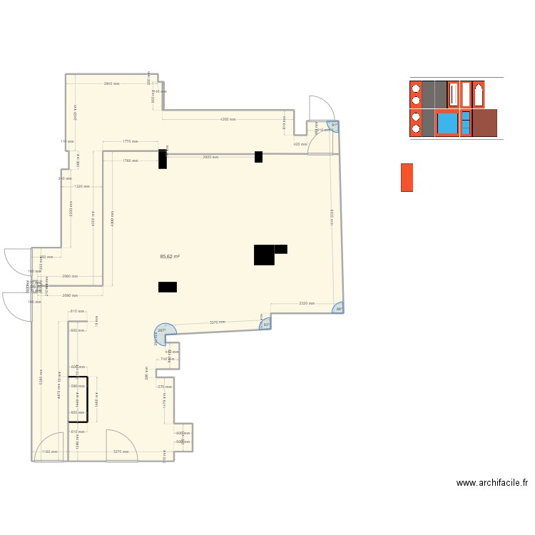 william. Plan de 0 pièce et 0 m2