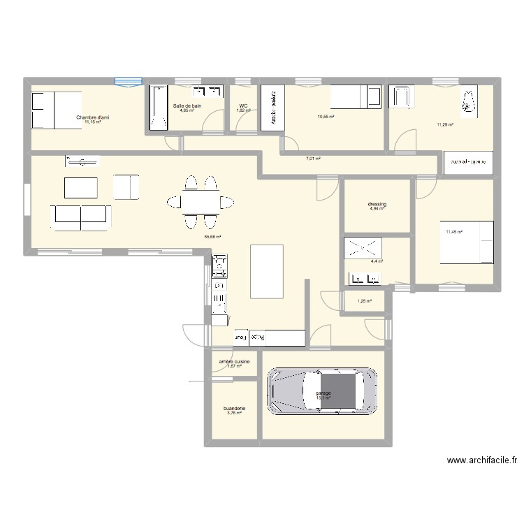 essai 4. Plan de 0 pièce et 0 m2