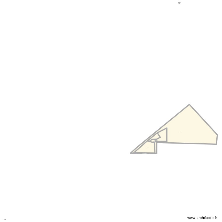 Appartement. Plan de 2 pièces et 301 m2