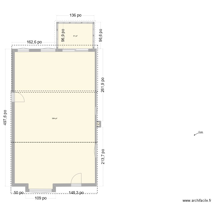 patrick gilbert. Plan de 3 pièces et 99 m2