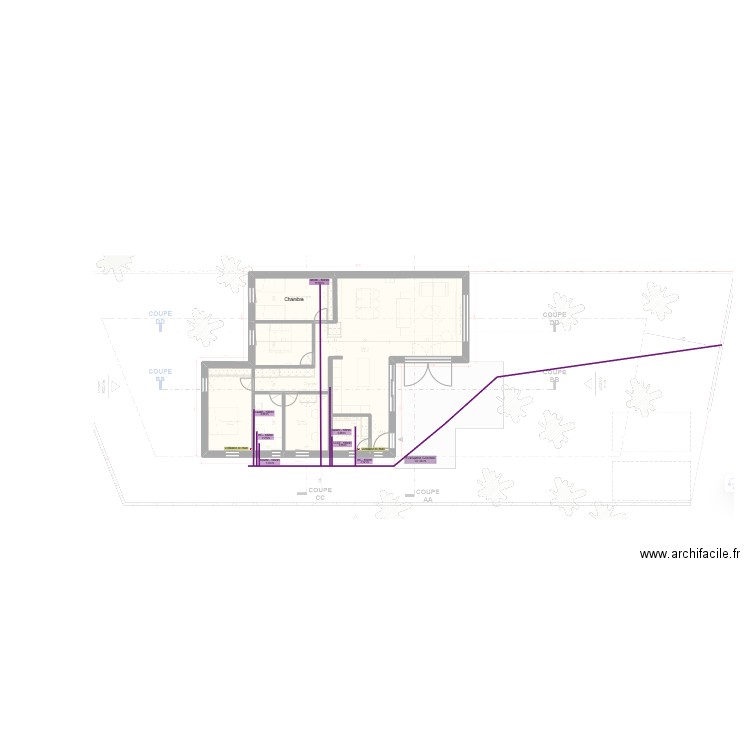 SJF03. Plan de 5 pièces et 104 m2
