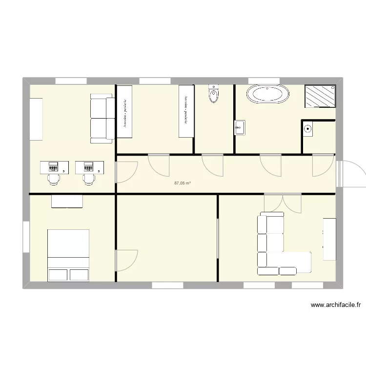 future appart de reve. Plan de 