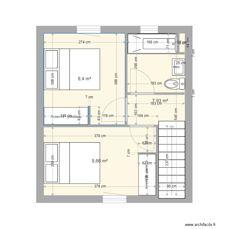 aPPART n2. Plan de 0 pièce et 0 m2
