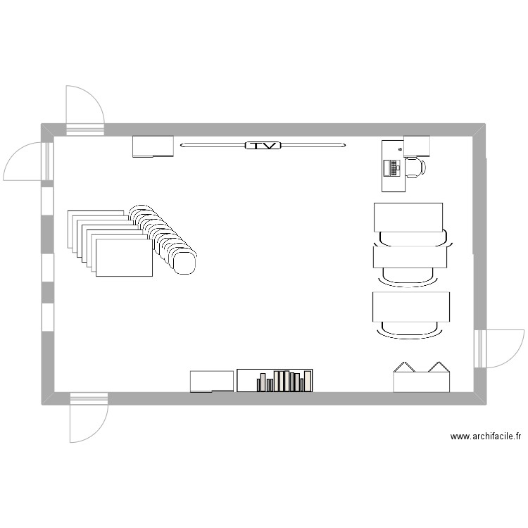 class. Plan de 0 pièce et 0 m2