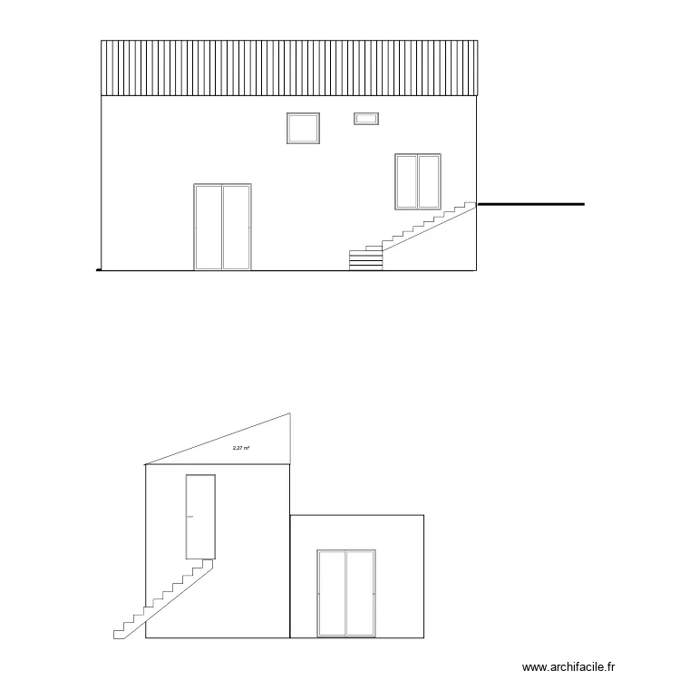 B1 Fa&ccedil;ade 1. Plan de 