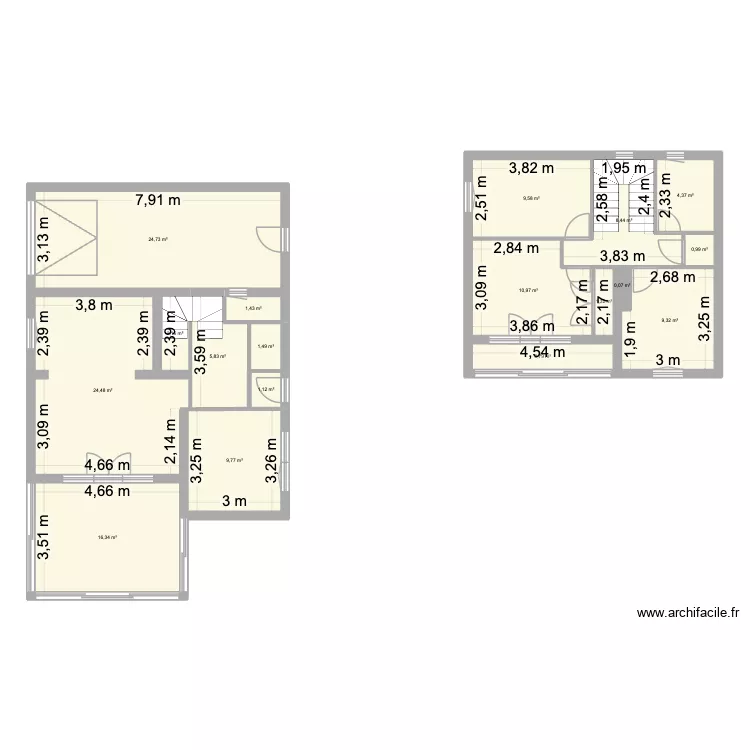maison coalville. Plan de 18 Pièces et 136 m² maison coalville. Plan de 18 Pièces et 136 m²