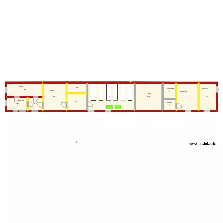 labo avec mur conteneur 2. Plan de 12 et 146 m² labo avec mur conteneur 2. Plan de 12 et 146 m²