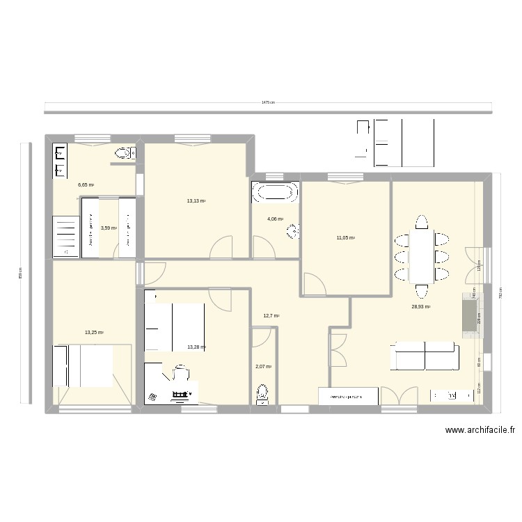 maison_cenon. Plan de 0 pièce et 0 m2