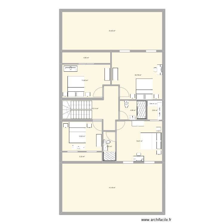 sidi abid 1 etage. Plan de 0 pièce et 0 m2
