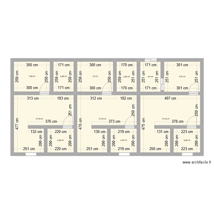 FCV. Plan de 0 pièce et 0 m2