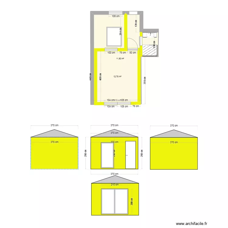 Projet Forest chapeau chinois. Plan de 