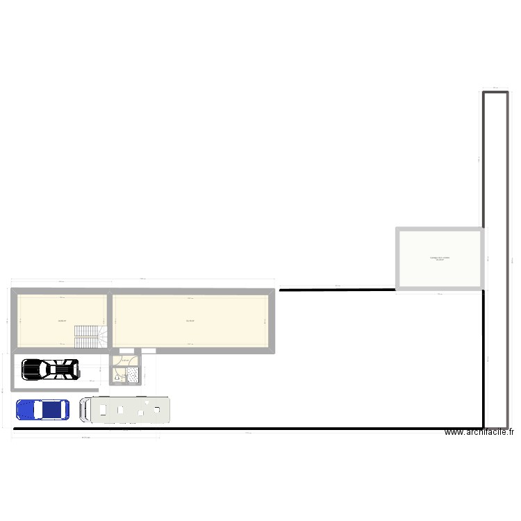 plan de masse 2. Plan de 0 pièce et 0 m2