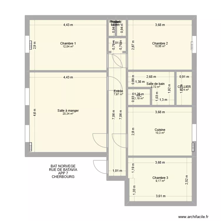 BAT NORVEGE APP 7. Plan de 
