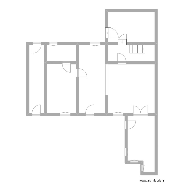 EP Loire_ROBIN. Plan de 8 pièces et 99 m2