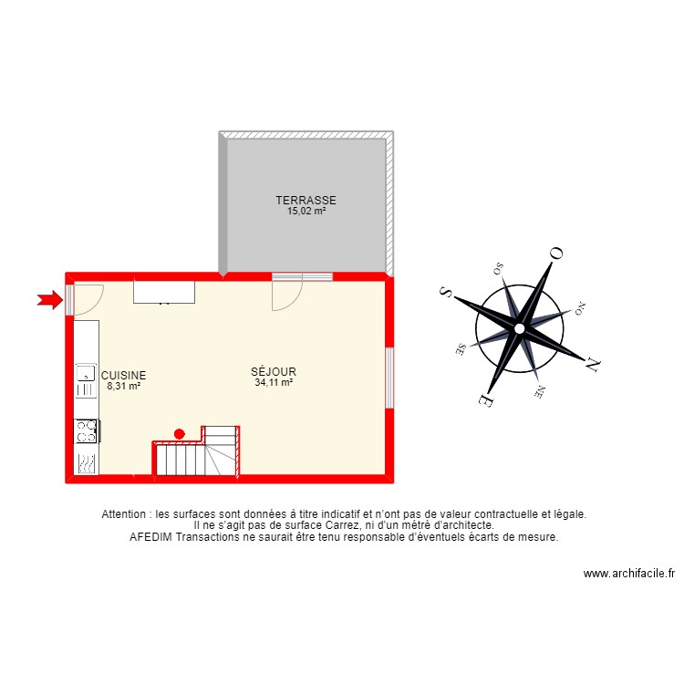 BI20636 -. Plan de 13 pièces et 135 m2