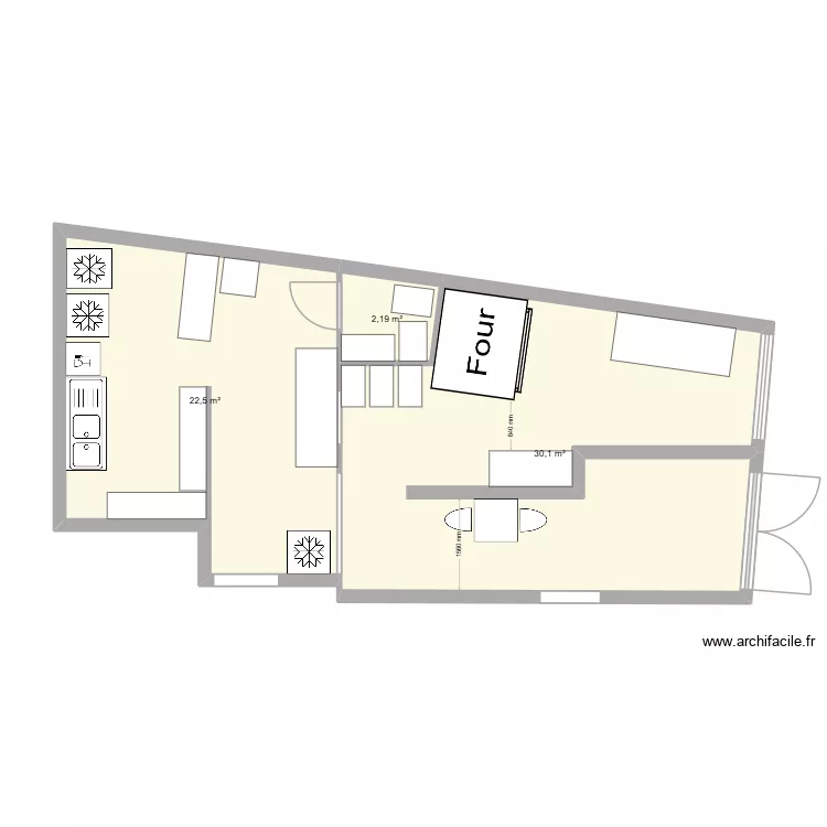 LA RAVIOLA 2. Plan de 3 et 55 m² LA RAVIOLA 2. Plan de 3 et 55 m²
