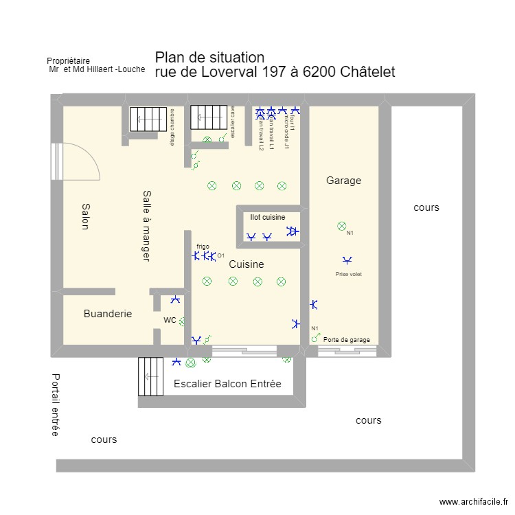 laura cuisine. Plan de 3 pièces et 33 m2