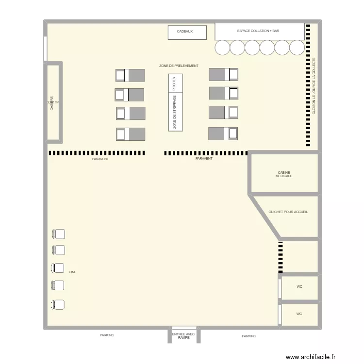 MARCHIENNE AU PONT - ECEPS. Plan de 
