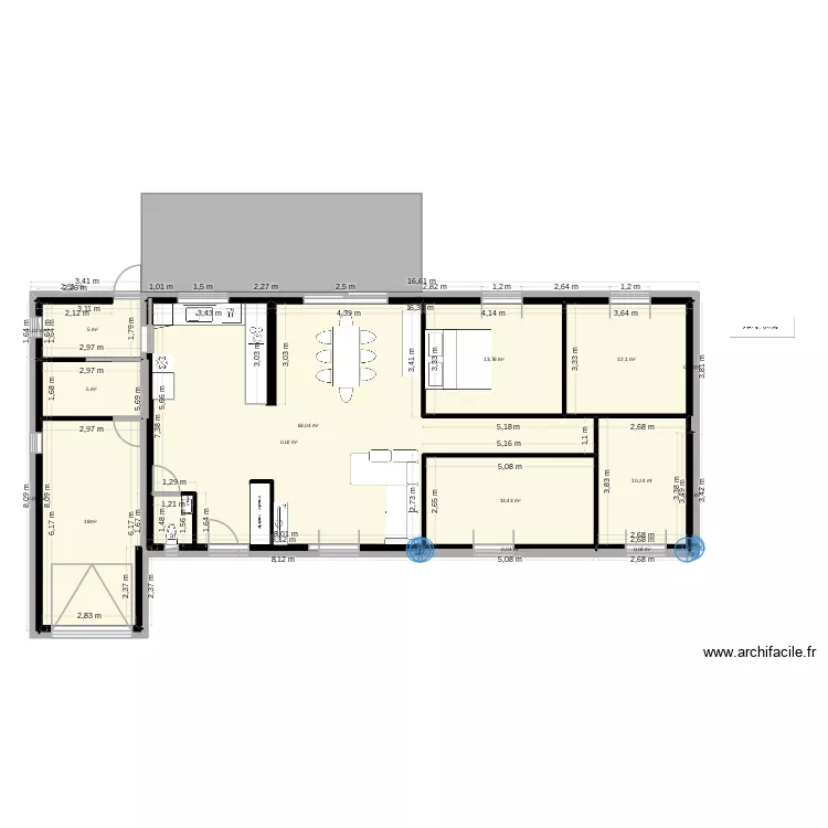 Projet plan 3.2. Plan de 0 pièce et 0 m2