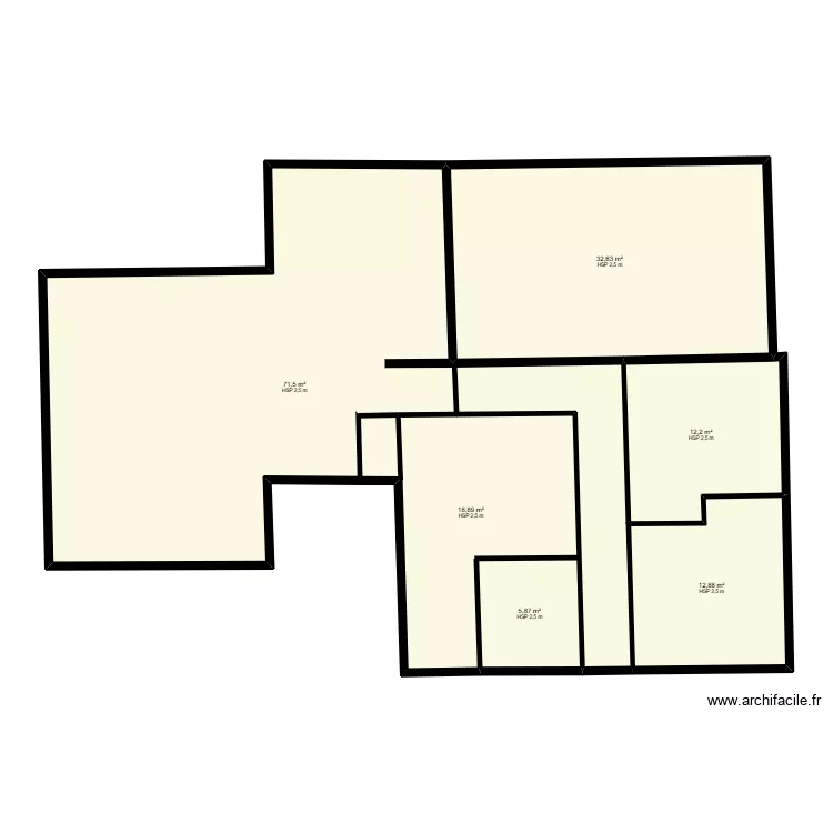 mario patricia. Plan de 6  et 154 m²