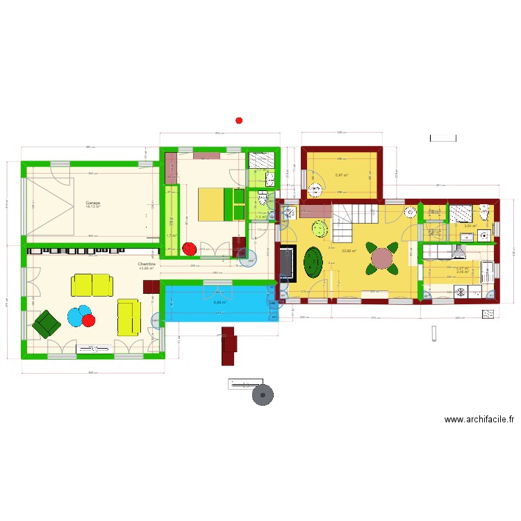 MODIF 6 PLAN SUPER ECONOMIQUE 29 MARS 23 2. Plan de 13 pièces et 114 m2